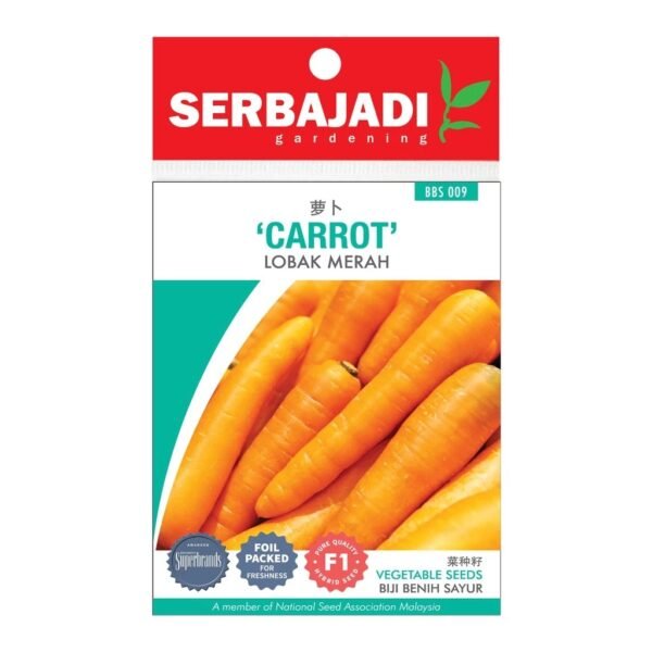 Serbajadi Carrot Seeds – BBS009 1pack